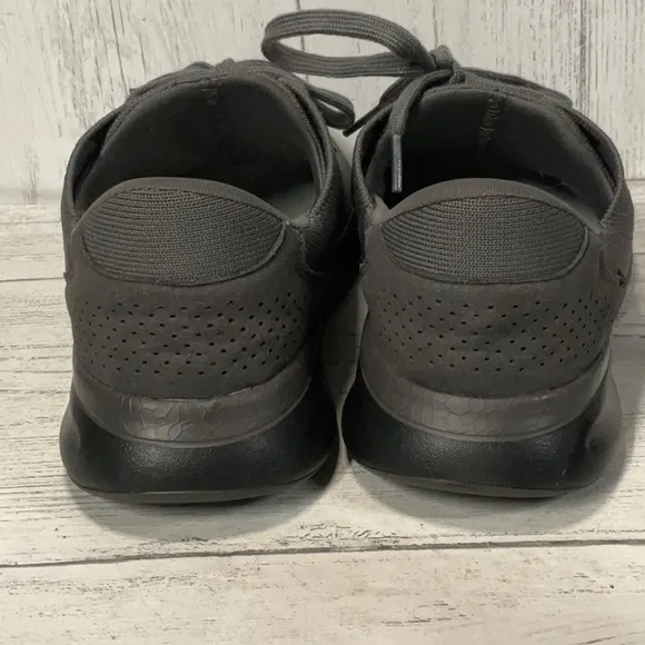 Kizik Womens Sz 6 Wide Graphite Gray Lima Shoe Breathable Knit Upper Rubber Sole