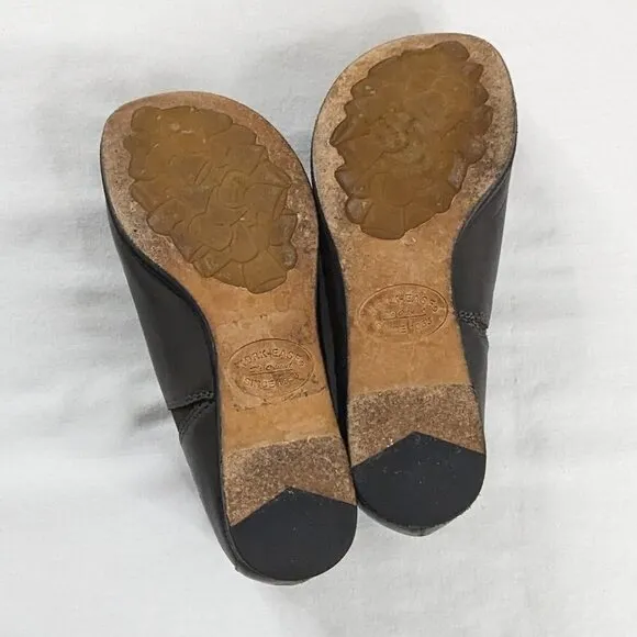 Kork Ease Cecelia Charcoal Gray Metallic Slip On Clogs
