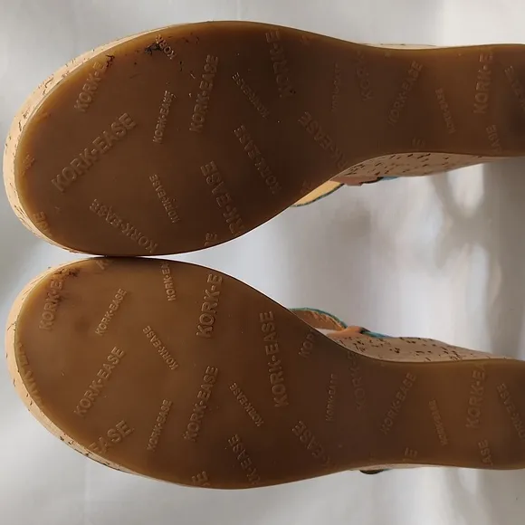Kork-Ease Espadrille Wedge sandals (womens size 10)