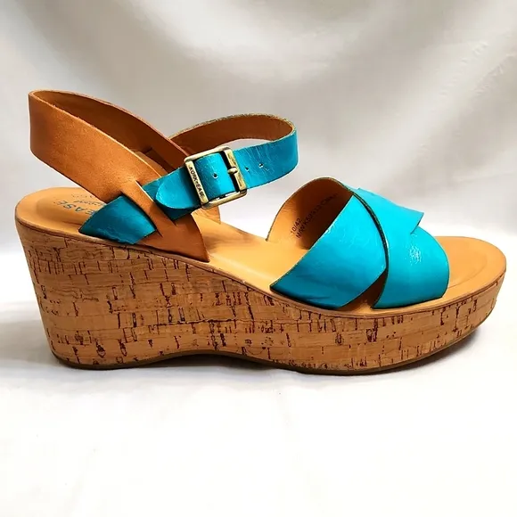 Kork-Ease Espadrille Wedge sandals (womens size 10)