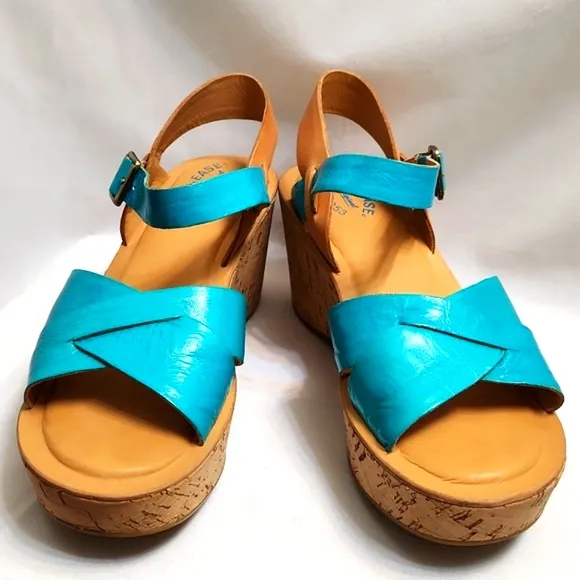 Kork-Ease Espadrille Wedge sandals (womens size 10)