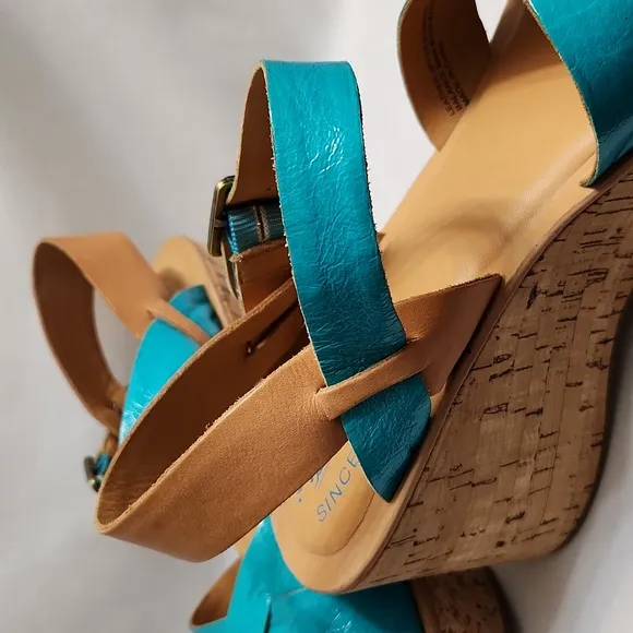 Kork-Ease Espadrille Wedge sandals (womens size 10)