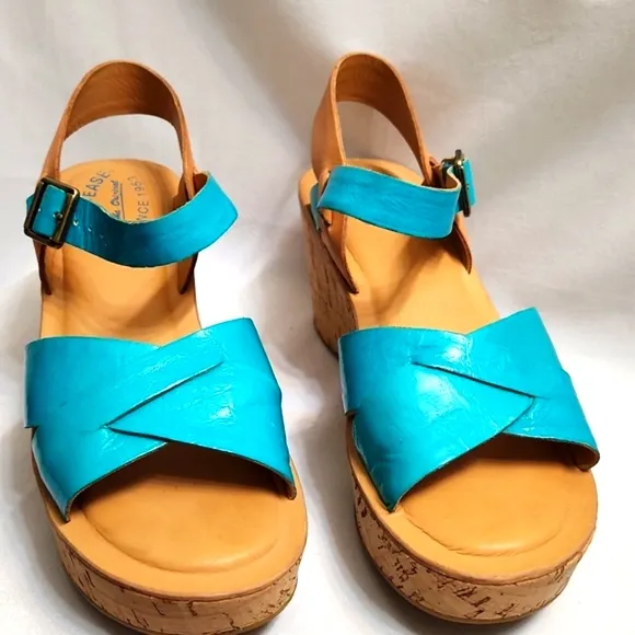 Kork-Ease Espadrille Wedge sandals (womens size 10)