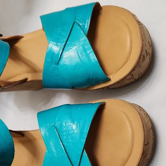 Kork-Ease Espadrille Wedge sandals (womens size 10)