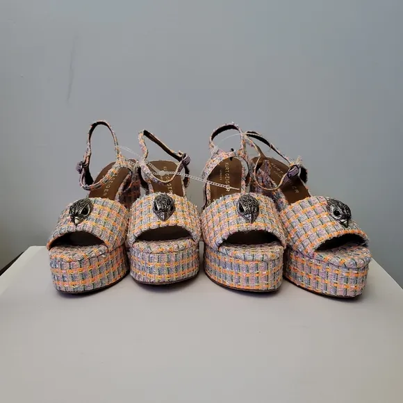 Kurt Geiger London Kensington Ankle Strap Platform Sandals