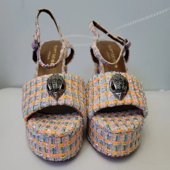 Kurt Geiger London Kensington Ankle Strap Platform Sandals
