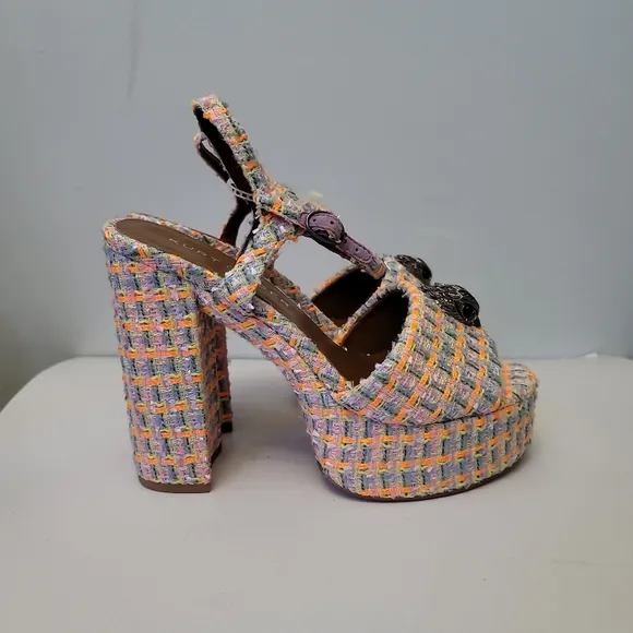 Kurt Geiger London Kensington Ankle Strap Platform Sandals