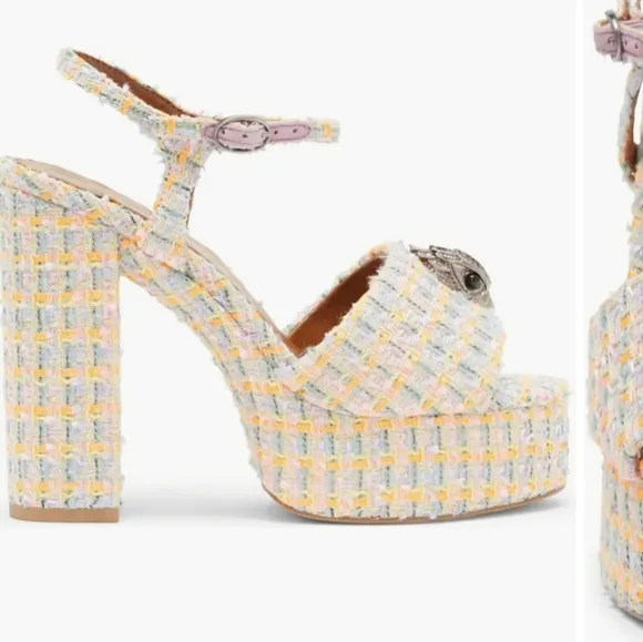 Kurt Geiger London Kensington Ankle Strap Platform Sandals