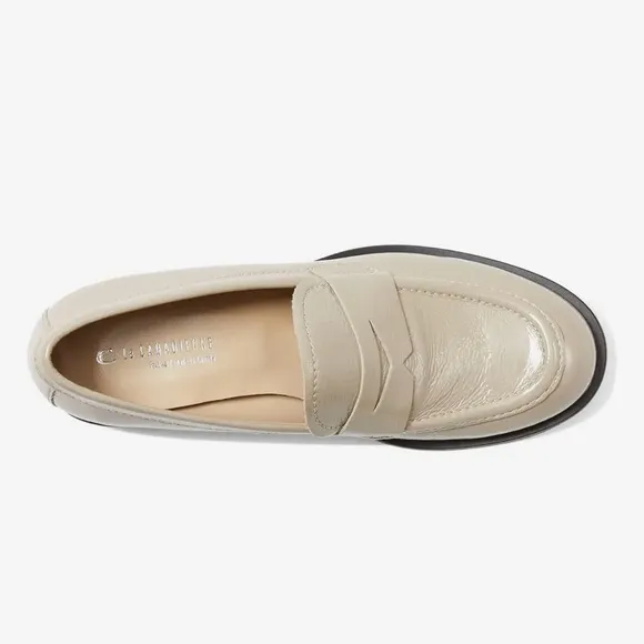 La Canadienne Dominic Loafers in Taupe Patent