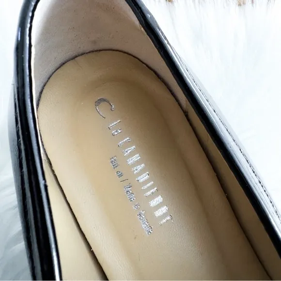 La Canadienne Women's Dominic Slip On Loafer Flats Black Slip On Platform