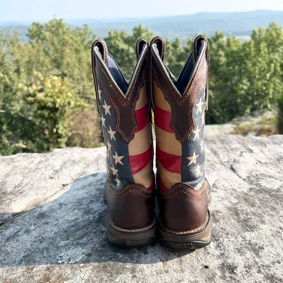 Lady Rebel by Durango Patriotic Pull-on Western Boots Size 6