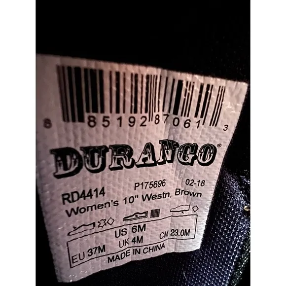 Lady Rebel by Durango Patriotic Pull-on Western Boots Size 6