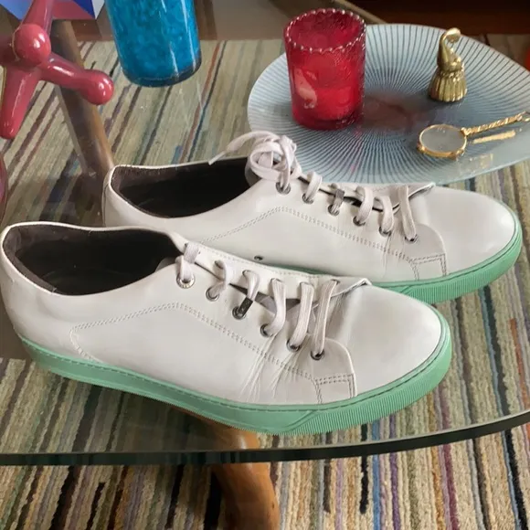 Lanvin Contrast Sole Sneakers White 11