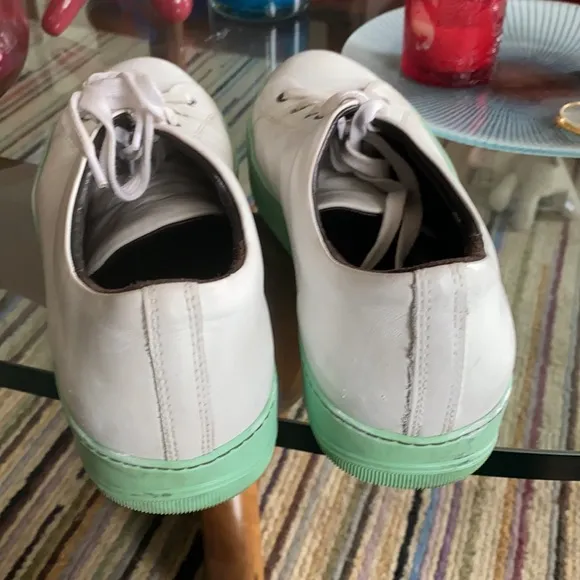 Lanvin Contrast Sole Sneakers White 11