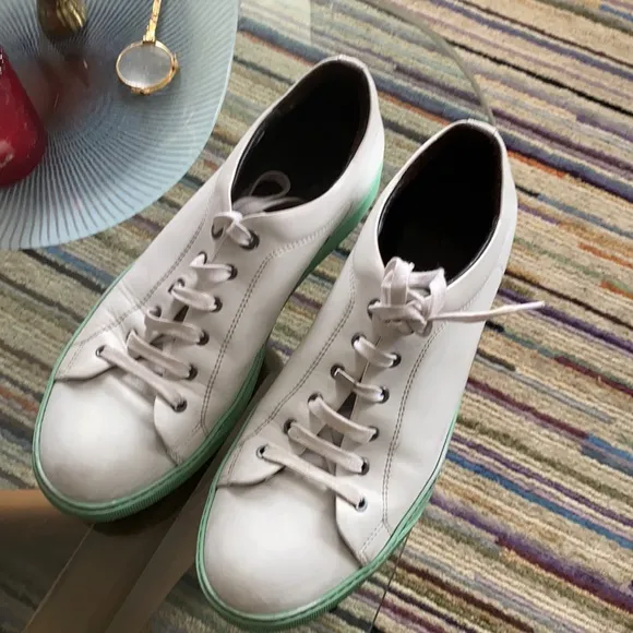 Lanvin Contrast Sole Sneakers White 11