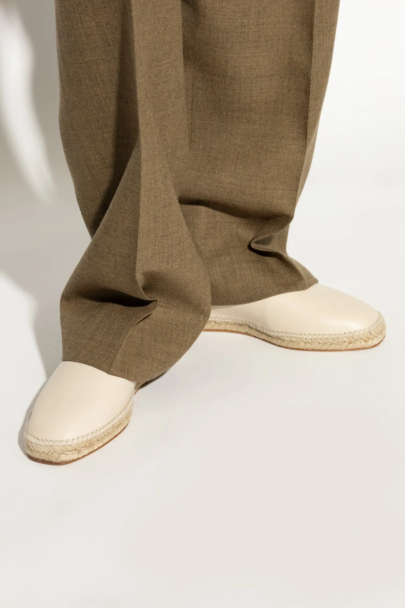 Lanvin Leather Slides