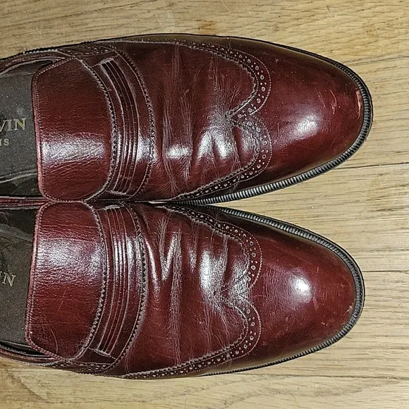 LANVIN PARIS Men's Leather Designer Business Casual Loafers Career Formal 10