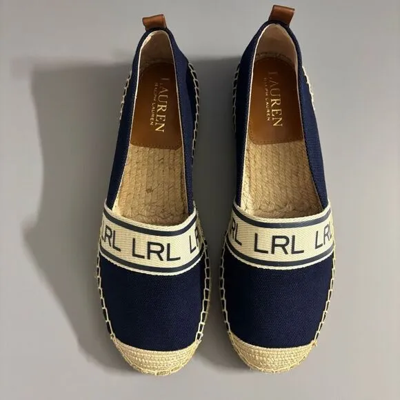 Lauren Ralph Lauren Caylee Flat Espadrilles size 6.5