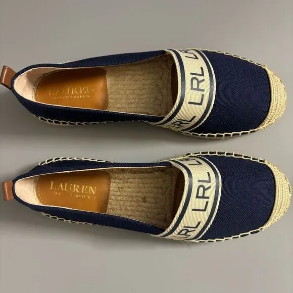Lauren Ralph Lauren Caylee Flat Espadrilles size 6.5