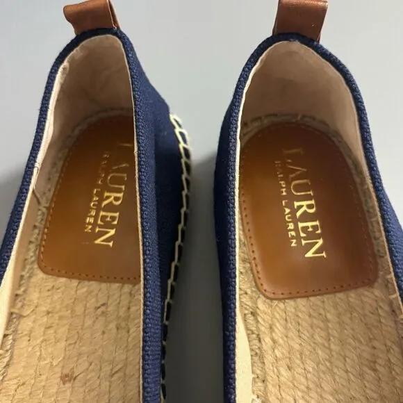 Lauren Ralph Lauren Caylee Flat Espadrilles size 6.5