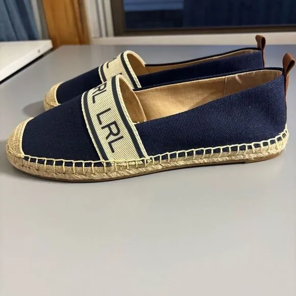 Lauren Ralph Lauren Caylee Flat Espadrilles size 6.5