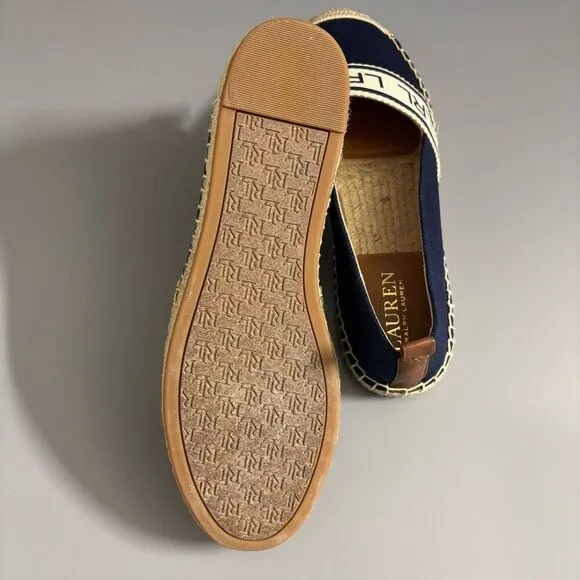 Lauren Ralph Lauren Caylee Flat Espadrilles size 6.5