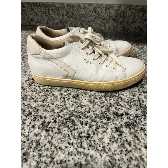 Leather crown sneakers