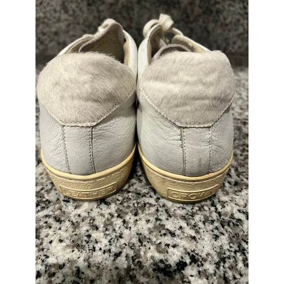 Leather crown sneakers