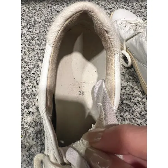 Leather crown sneakers
