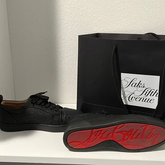 Leather Red Sole Sneakers