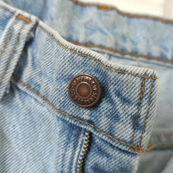 Levi's 90's Vintage 10962 Orange Tab More Relaxed Fit Tapered Leg Jeans Blue 9