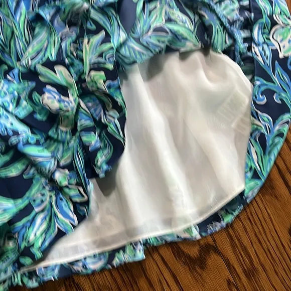 Lilly Pulitzer Christiana Dress Take It or Leaf It size 10