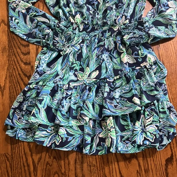 Lilly Pulitzer Christiana Dress Take It or Leaf It size 10