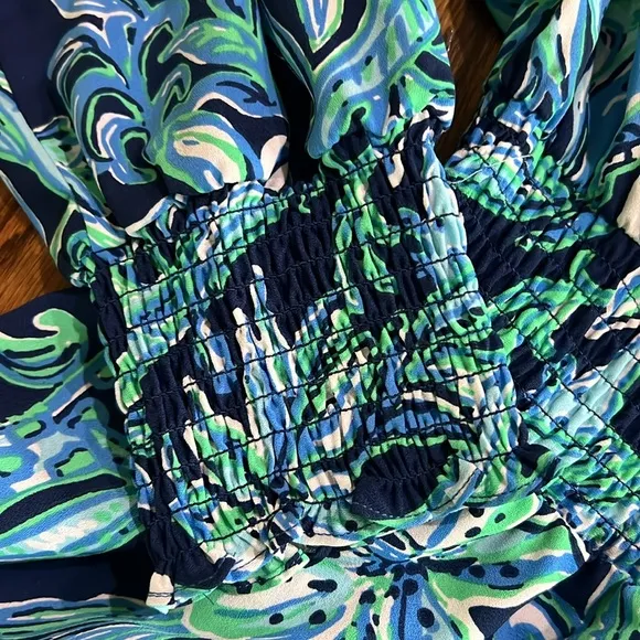 Lilly Pulitzer Christiana Dress Take It or Leaf It size 10