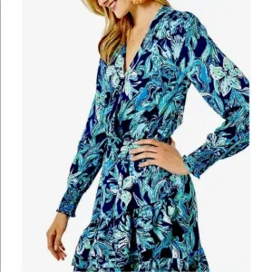 Lilly Pulitzer Christiana Dress Take It or Leaf It size 10