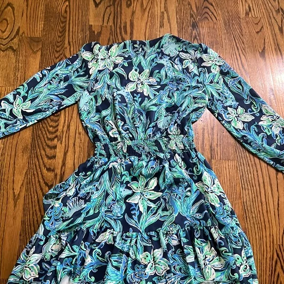 Lilly Pulitzer Christiana Dress Take It or Leaf It size 10