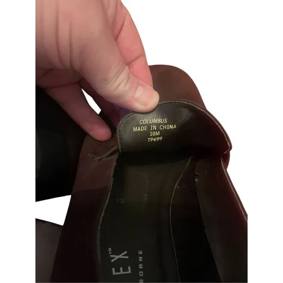 Lizflex by Liz Claiborne Womens Brown Suede Waterproof Driving Loafers Size 10M