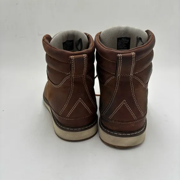L.L. Bean Men’s 10.5 Brown Leather Stonington Moc Toe Boots