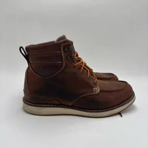 L.L. Bean Men’s 10.5 Brown Leather Stonington Moc Toe Boots