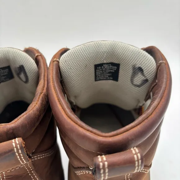 L.L. Bean Men’s 10.5 Brown Leather Stonington Moc Toe Boots