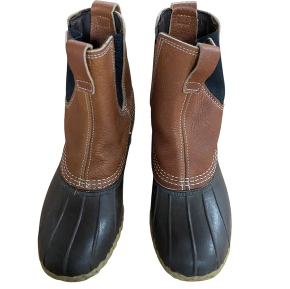L.L. Bean Mens Pull On Chelsea Boots Size 7