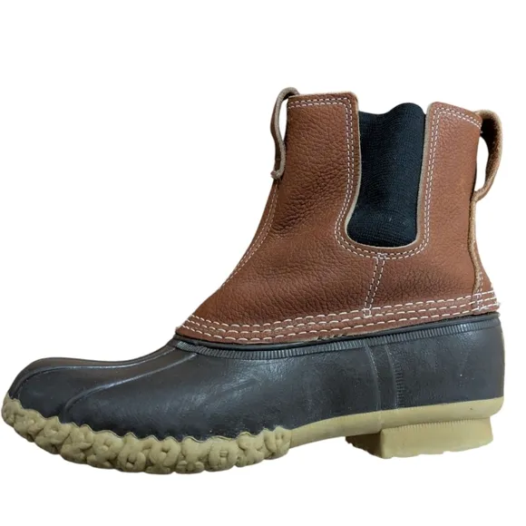 L.L. Bean Mens Pull On Chelsea Boots Size 7