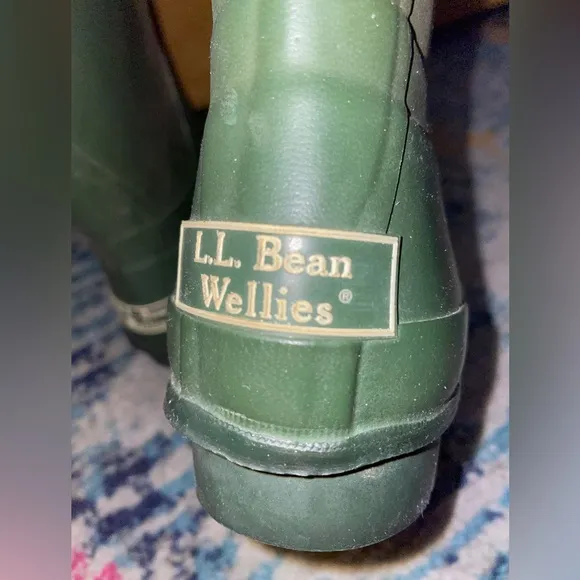 L.L. Bean Wellies Women’s 7 Green