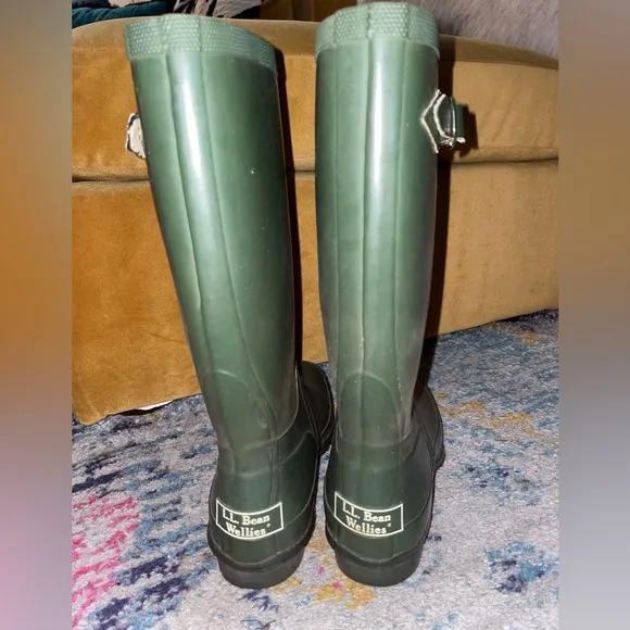 L.L. Bean Wellies Women’s 7 Green
