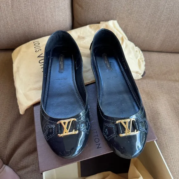 Louis Vuitton Navy Blue Loafers