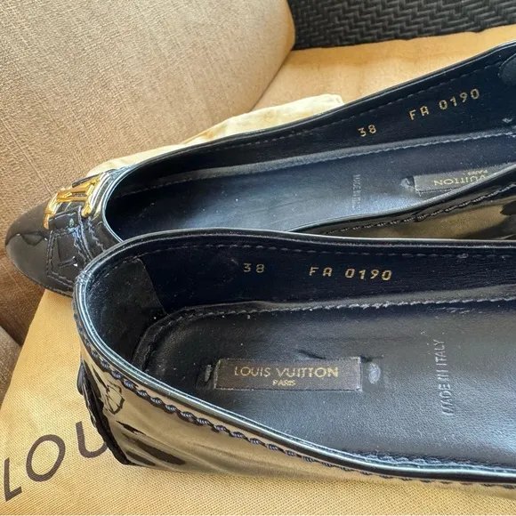 Louis Vuitton Navy Blue Loafers