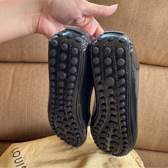 Louis Vuitton Navy Blue Loafers