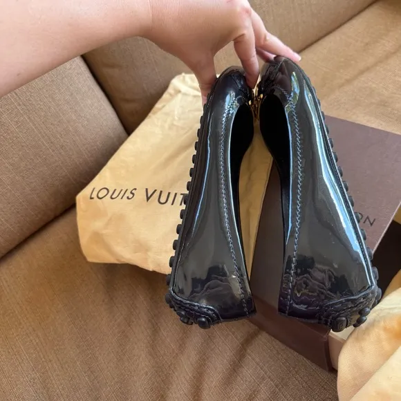 Louis Vuitton Navy Blue Loafers