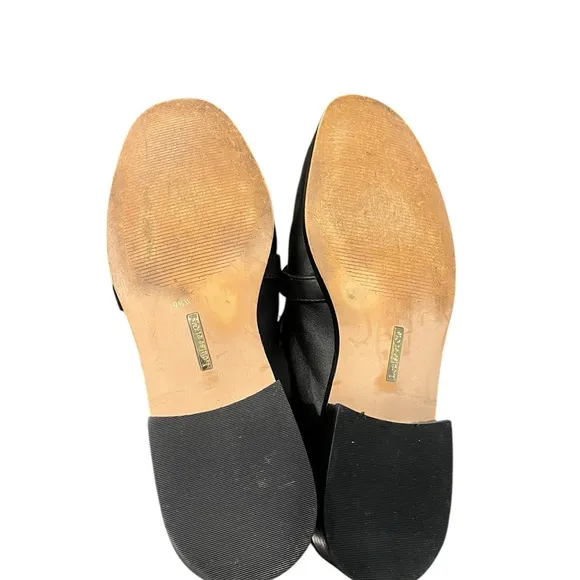 Louise Et Cie Bayne Loafers Womens US 9.5W/41 Black Leather Slip On