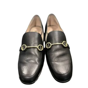 Louise Et Cie Bayne Loafers Womens US 9.5W/41 Black Leather Slip On
